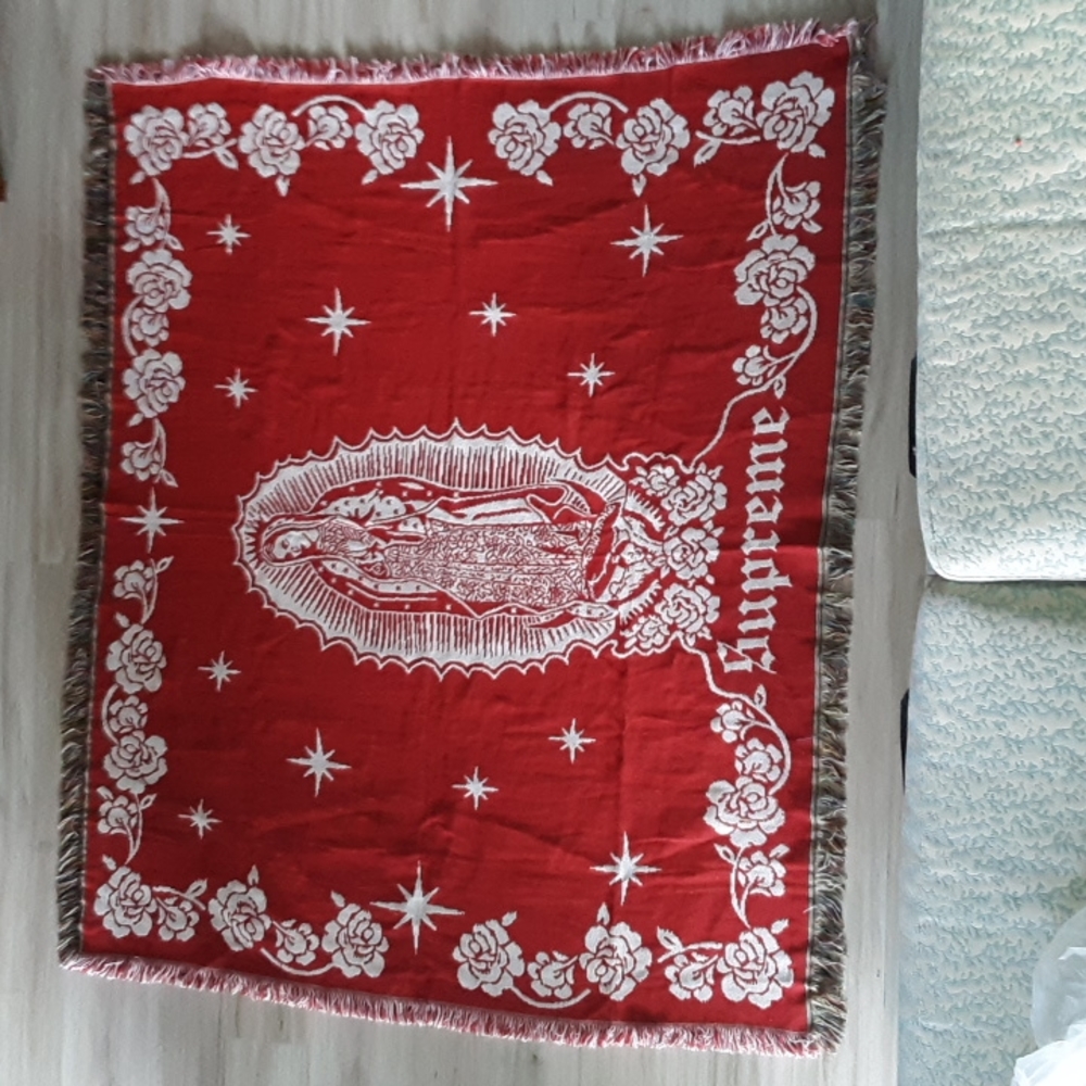 Supreme Virgin Mary blanket